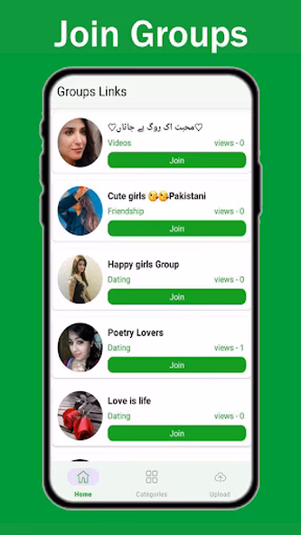 Groups Links Join Social Group Screenshot 1 - AppWisp.com