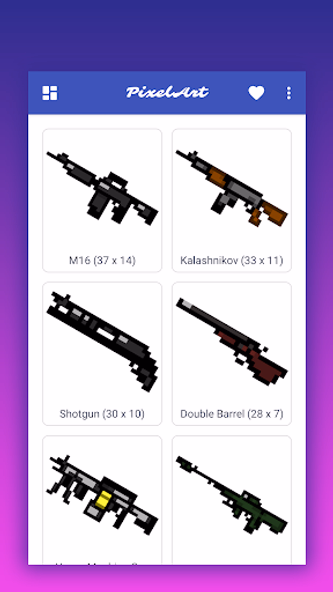 How to draw pixel game weapons Screenshot 1 - AppWisp.com How to draw pixel game weapons Screenshot 1 - AppWisp.com
