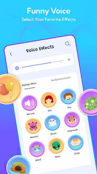 Voice Changer AI Sound Effects Screenshot 1 - AppWisp.com Voice Changer AI Sound Effects Screenshot 1 - AppWisp.com
