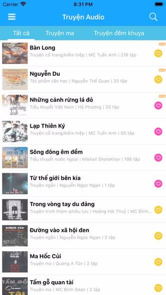 Sách nói, Truyện audio Screenshot 4 - AppWisp.com Sách nói, Truyện audio Screenshot 4 - AppWisp.com