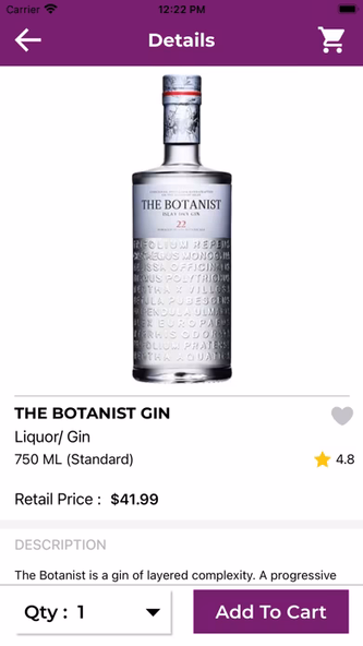 Grapes & Grains Wine & Spirits Screenshot 2 - AppWisp.com Grapes & Grains Wine & Spirits Screenshot 2 - AppWisp.com
