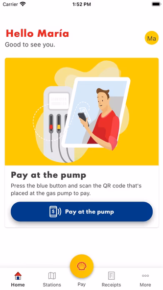 Shell SmartPay Puerto Rico Screenshot 1 - AppWisp.com Shell SmartPay Puerto Rico Screenshot 1 - AppWisp.com