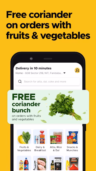 Blinkit: Grocery in 10 minutes Screenshot 2 - AppWisp.com Blinkit: Grocery in 10 minutes Screenshot 2 - AppWisp.com