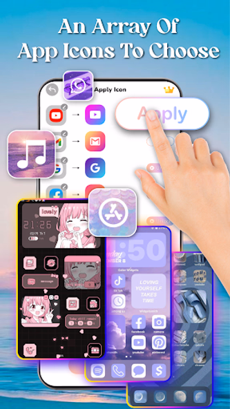 Icon Pack: Theme, Icon Changer Screenshot 2 - AppWisp.com Icon Pack: Theme, Icon Changer Screenshot 2 - AppWisp.com