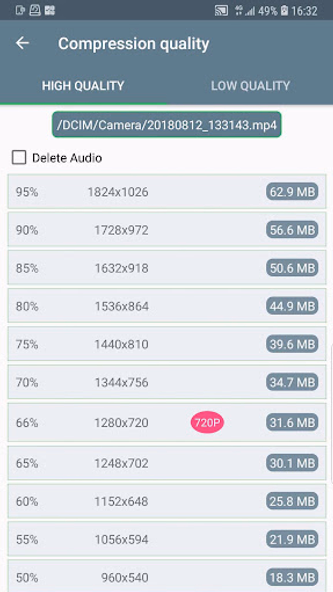 Video Compressor &Video Cutter Screenshot 3 - AppWisp.com Video Compressor &Video Cutter Screenshot 3 - AppWisp.com