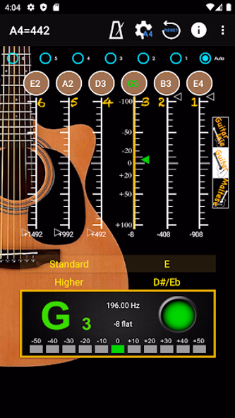 GuitarTuner - Tuner for Guitar Screenshot 1 - AppWisp.com GuitarTuner - Tuner for Guitar Screenshot 1 - AppWisp.com