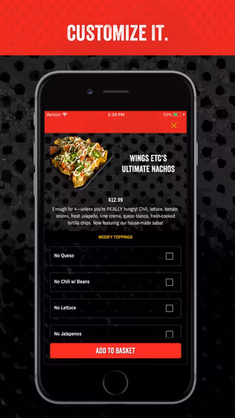 Wings Etc Screenshot 2 - AppWisp.com Wings Etc Screenshot 2 - AppWisp.com