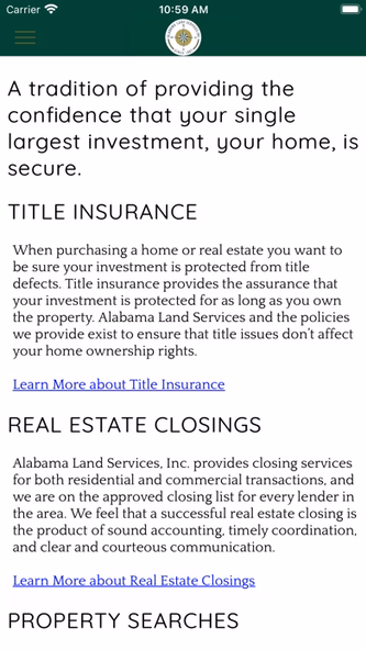 Alabama Land Services - CCRs Screenshot 1 - AppWisp.com Alabama Land Services - CCRs Screenshot 1 - AppWisp.com