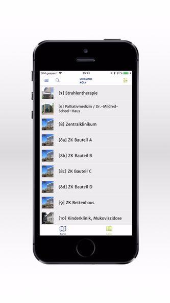 UKK Navi (Uniklinik Köln) Screenshot 2 - AppWisp.com UKK Navi (Uniklinik Köln) Screenshot 2 - AppWisp.com
