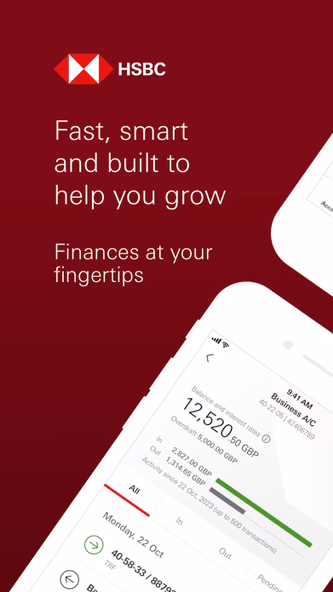 HSBC UK Business Banking Screenshot 1 - AppWisp.com HSBC UK Business Banking Screenshot 1 - AppWisp.com