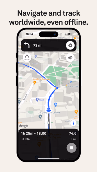 Beeline Bike Navigation Screenshot 3 - AppWisp.com