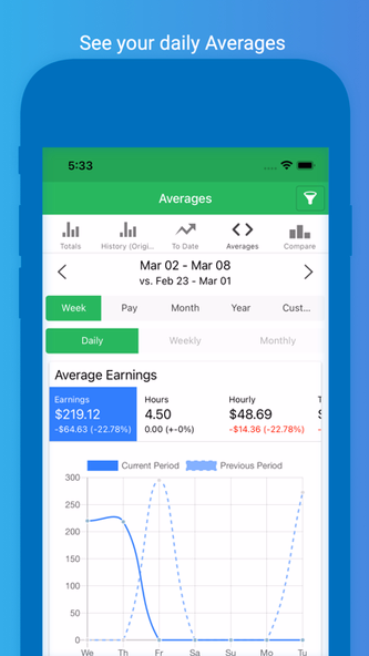ServerLife - Tip Tracker Screenshot 4 - AppWisp.com ServerLife - Tip Tracker Screenshot 4 - AppWisp.com