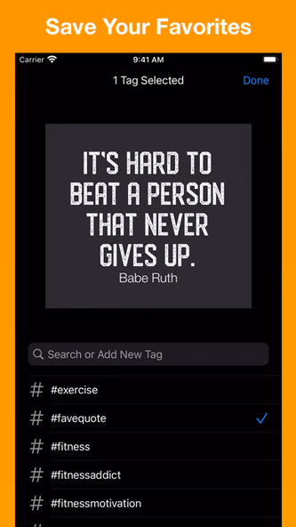 FitQuote — Motivation Quotes Screenshot 3 - AppWisp.com FitQuote — Motivation Quotes Screenshot 3 - AppWisp.com