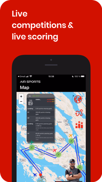 Air Sports Live Tracking Screenshot 3 - AppWisp.com