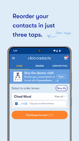 1800 Contacts - Lens Store Screenshot 2 - AppWisp.com 1800 Contacts - Lens Store Screenshot 2 - AppWisp.com