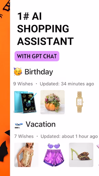 AI Shopping list: Wisher GPT Screenshot 1 - AppWisp.com AI Shopping list: Wisher GPT Screenshot 1 - AppWisp.com