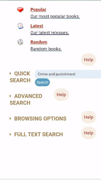 Project Gutenberg Screenshot 2 - AppWisp.com Project Gutenberg Screenshot 2 - AppWisp.com