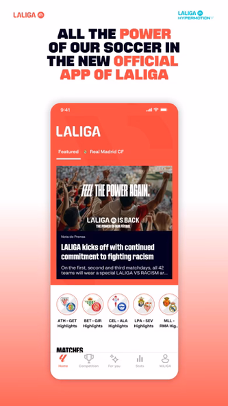 LALIGA Official App Screenshot 1 - AppWisp.com LALIGA Official App Screenshot 1 - AppWisp.com