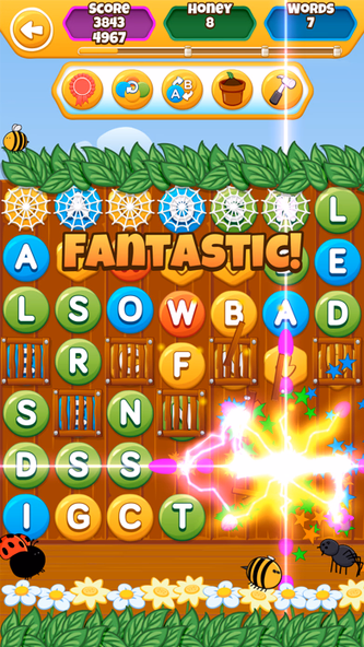 WordBuzz: The Honey Quest Screenshot 3 - AppWisp.com WordBuzz: The Honey Quest Screenshot 3 - AppWisp.com