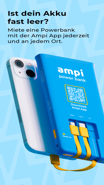 Ampi Power: Powerbank Sharing Screenshot 1 - AppWisp.com Ampi Power: Powerbank Sharing Screenshot 1 - AppWisp.com