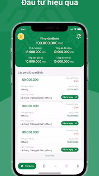 Đầu tư Tiện Ngay Screenshot 1 - AppWisp.com Đầu tư Tiện Ngay Screenshot 1 - AppWisp.com