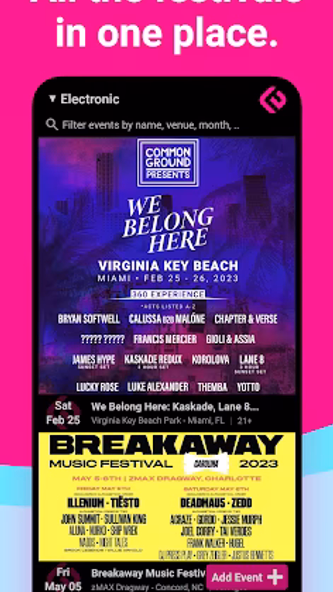 Edmtrain Concerts & Raves Screenshot 2 - AppWisp.com Edmtrain Concerts & Raves Screenshot 2 - AppWisp.com