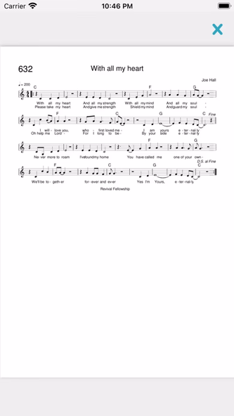 Revival Fellowship SongLight Screenshot 3 - AppWisp.com Revival Fellowship SongLight Screenshot 3 - AppWisp.com