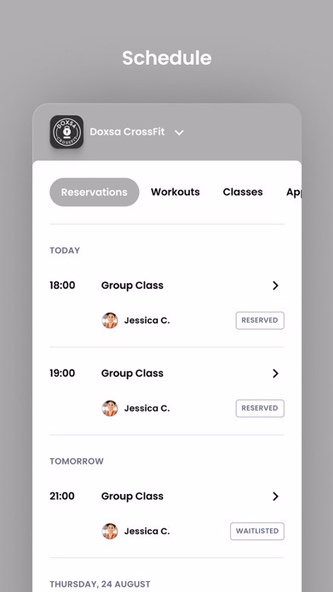 Doxsa CrossFit Screenshot 3 - AppWisp.com Doxsa CrossFit Screenshot 3 - AppWisp.com