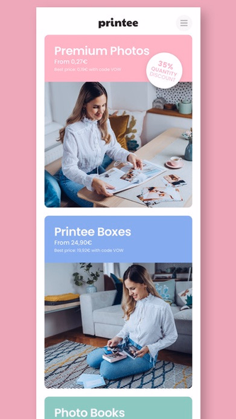 Printee – Photo printing app Screenshot 4 - AppWisp.com Printee – Photo printing app Screenshot 4 - AppWisp.com