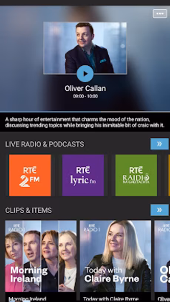 RTÉ Radio Player Screenshot 1 - AppWisp.com