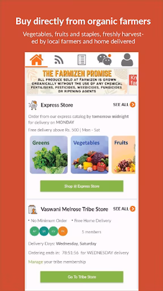 Farmizen - Organic Fruits & Ve Screenshot 1 - AppWisp.com Farmizen - Organic Fruits & Ve Screenshot 1 - AppWisp.com