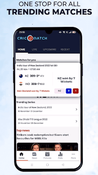 crictime Screenshot 1 - AppWisp.com crictime Screenshot 1 - AppWisp.com
