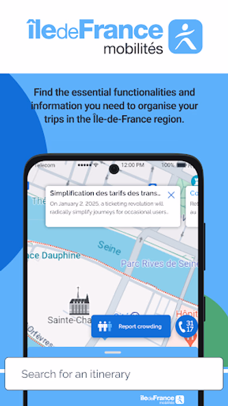 Île-de-France Mobilités Screenshot 1 - AppWisp.com Île-de-France Mobilités Screenshot 1 - AppWisp.com