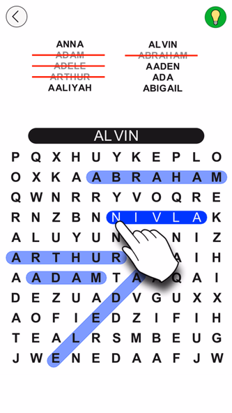 Word Search and Find - Search for Animals, Baby Names, Christmas, Food and more! Screenshot 2 - AppWisp.com Word Search and Find - Search for Animals, Baby Names, Christmas, Food and more! Screenshot 2 - AppWisp.com