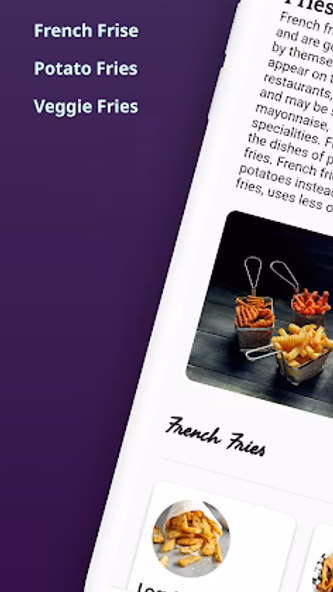 Fries Recipes Screenshot 1 - AppWisp.com