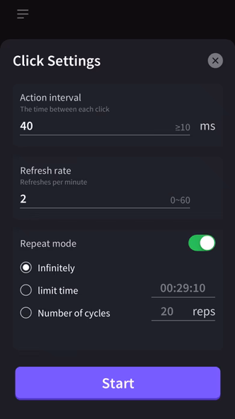 Auto Clicker：Automatic Tapper Screenshot 4 - AppWisp.com