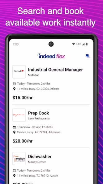 Indeed Flex Screenshot 3 - AppWisp.com Indeed Flex Screenshot 3 - AppWisp.com