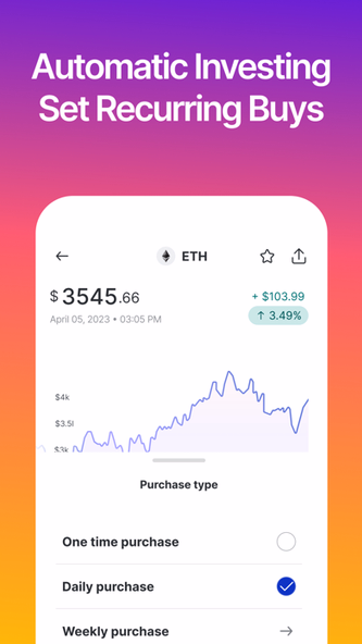 Metal Pay: Buy Bitcoin and ETH Screenshot 3 - AppWisp.com Metal Pay: Buy Bitcoin and ETH Screenshot 3 - AppWisp.com