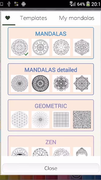 Mandalas coloring pages (+200) Screenshot 2 - AppWisp.com Mandalas coloring pages (+200) Screenshot 2 - AppWisp.com