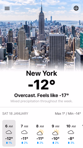 Weather ϟ Screenshot 2 - AppWisp.com Weather ϟ Screenshot 2 - AppWisp.com