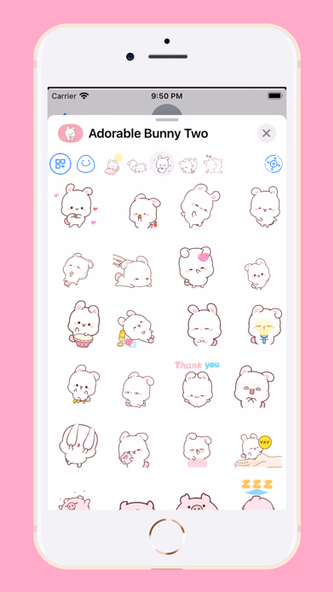 Adorable Bunny Two Screenshot 1 - AppWisp.com Adorable Bunny Two Screenshot 1 - AppWisp.com