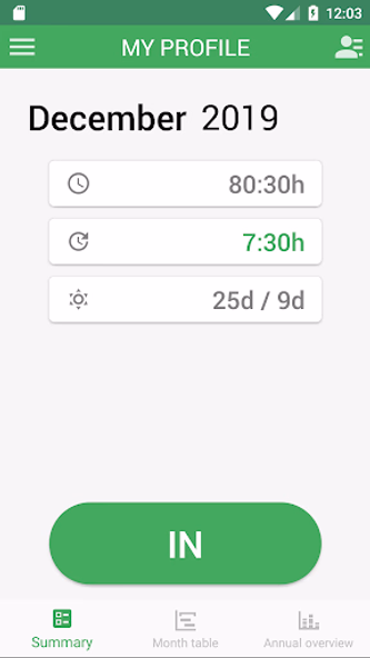 Working Timer - Timesheet Screenshot 1 - AppWisp.com Working Timer - Timesheet Screenshot 1 - AppWisp.com