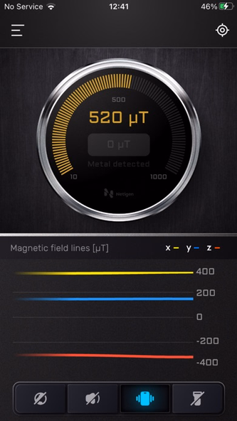 Smart Metal Detector Screenshot 2 - AppWisp.com Smart Metal Detector Screenshot 2 - AppWisp.com