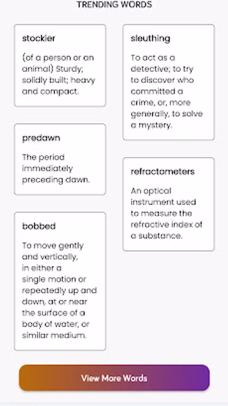Synonym Antonym Learner Screenshot 2 - AppWisp.com Synonym Antonym Learner Screenshot 2 - AppWisp.com
