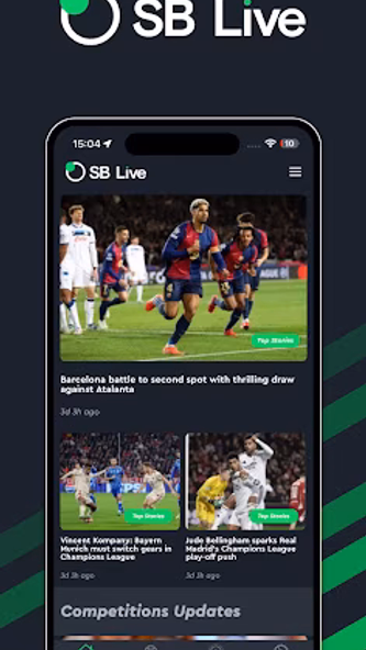 SB LIVE - Sports News & Scores Screenshot 1 - AppWisp.com SB LIVE - Sports News & Scores Screenshot 1 - AppWisp.com