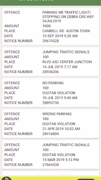 Traffic Bangalore: Check Fines Screenshot 3 - AppWisp.com Traffic Bangalore: Check Fines Screenshot 3 - AppWisp.com