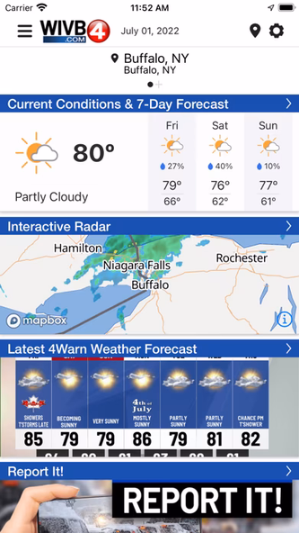 4Warn Weather - WIVB Screenshot 1 - AppWisp.com 4Warn Weather - WIVB Screenshot 1 - AppWisp.com