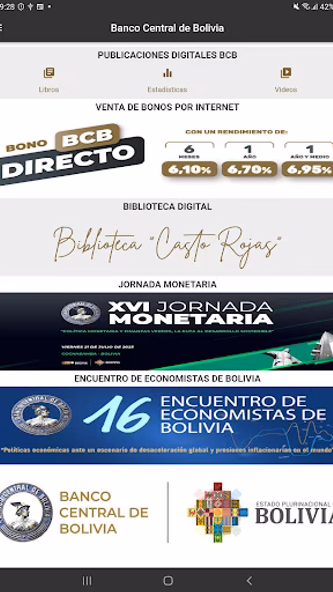 Banco Central de Bolivia Screenshot 4 - AppWisp.com Banco Central de Bolivia Screenshot 4 - AppWisp.com