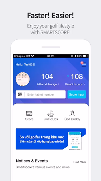 Smartscore-Golf Portal Service Screenshot 1 - AppWisp.com Smartscore-Golf Portal Service Screenshot 1 - AppWisp.com