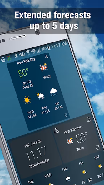 Weather Widget by WeatherBug Screenshot 1 - AppWisp.com Weather Widget by WeatherBug Screenshot 1 - AppWisp.com